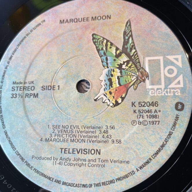 Television - "Marquee Moon" - Image 4