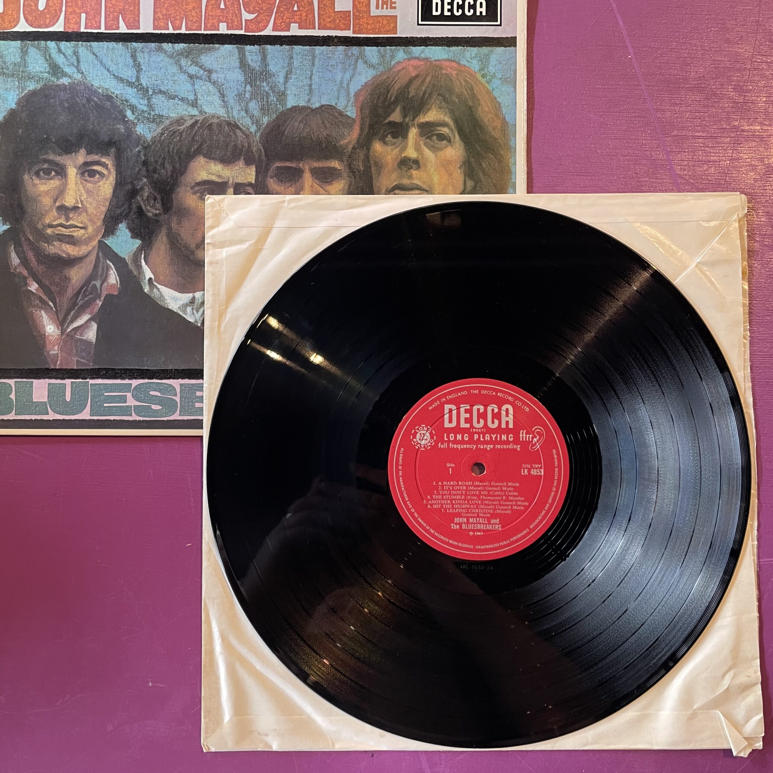 John Mayall & The Bluesbreakers - A Hard Road - Image 3