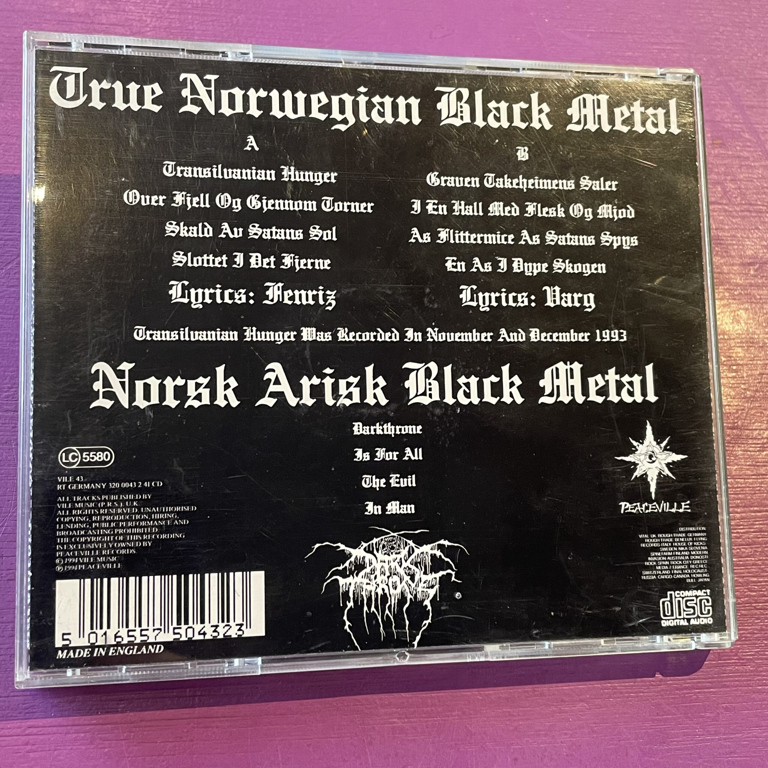 Darkthrone - Transilvanian Hunger - Image 2