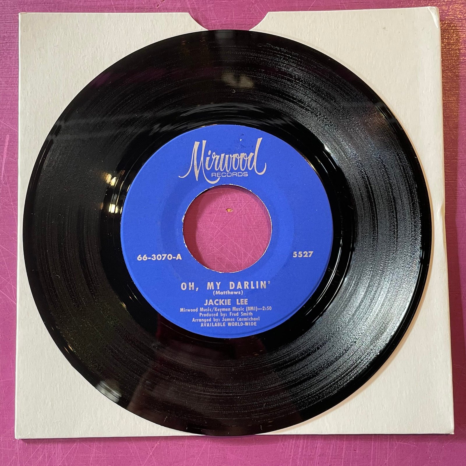 Jackie Lee - Oh, My Darlin'